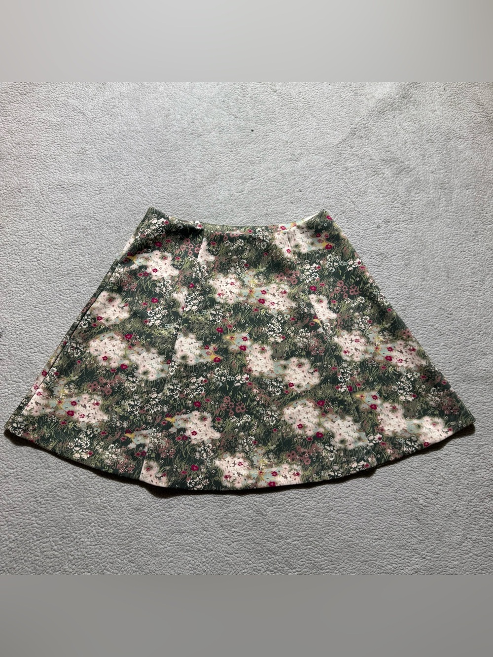 Disney Lauren Conrad Skirt‎ Womens XS Bambi Floral Meadow Mini A Line Stretch